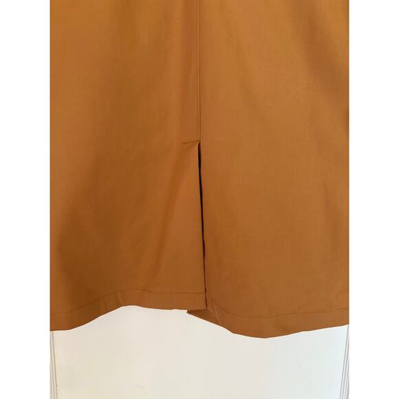 Universal Standard $248 Tan Brown Spring Raincoat Trench Coat NWT- Size 12/14 - Picture 4 of 8